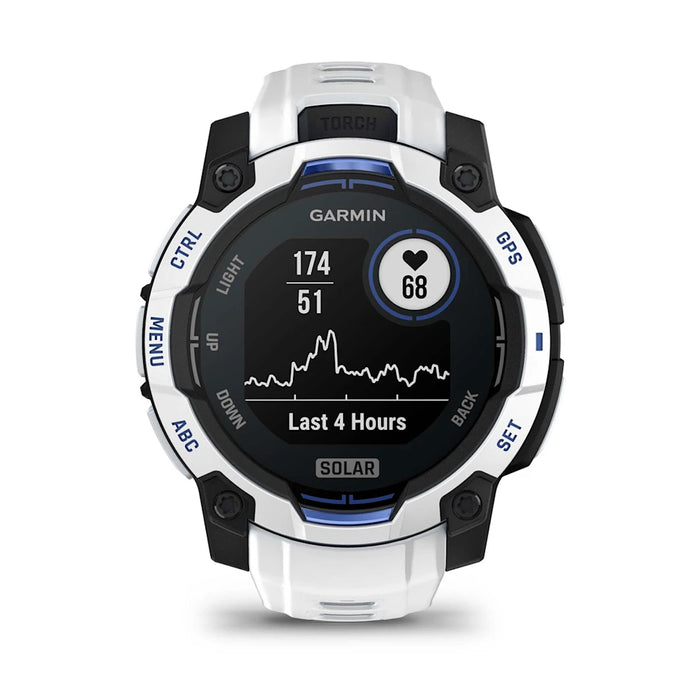 Garmin Instinct 3 45mm Solar Whitestone