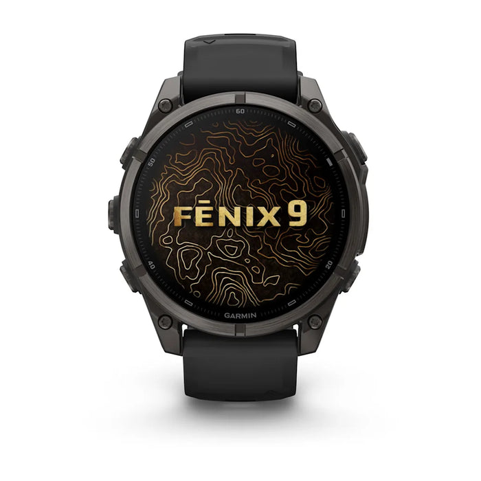 Garmin fēnix 9 - AMOLED 47 mm Sapphire Carbon Gray DLC Titanium