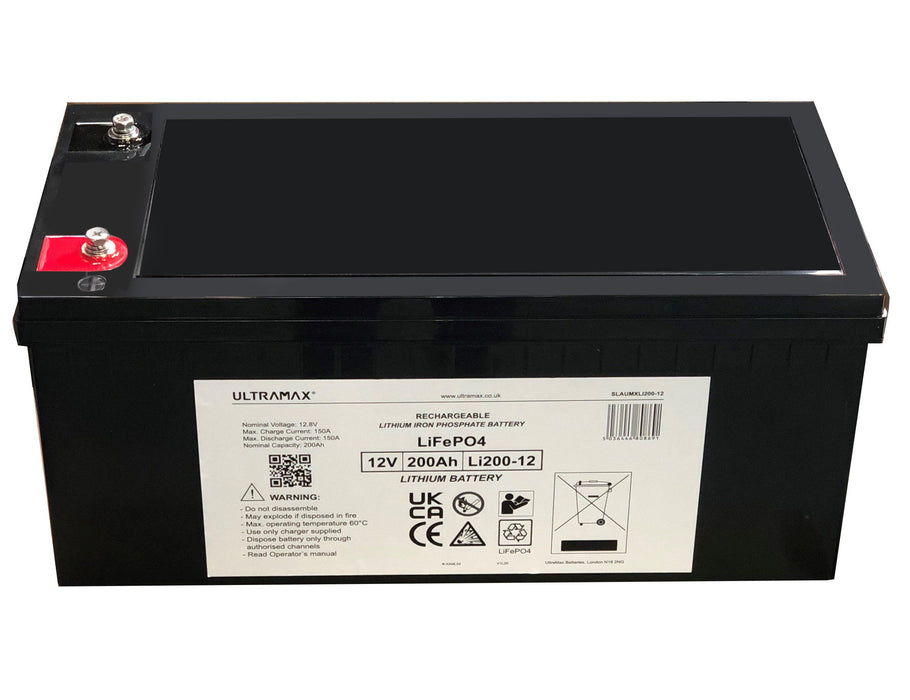 Ultramax LI200-12 12V 200Ah LiFePO4 Batteri