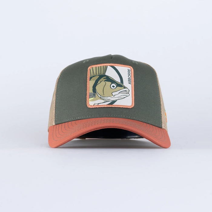 SQRTN Abborre Trucker Keps - Hooked Olive