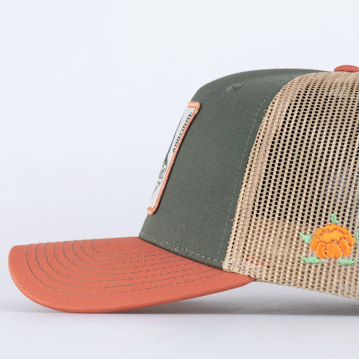 SQRTN Abborre Trucker Keps - Hooked Olive