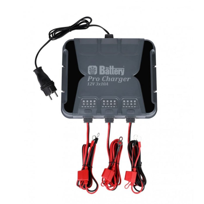 The Battery Pro Charger 12V/24V 2x10A 1x5A (3 Utgångar)