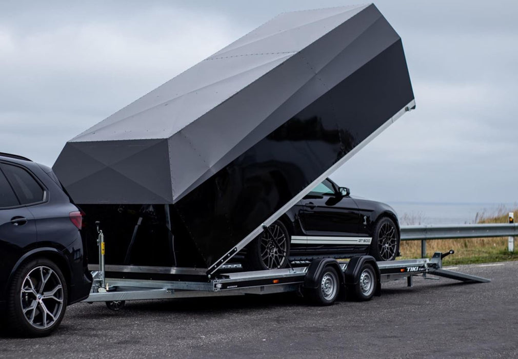 Tiki AP2850-DRB Aluminumkåpa Bilsläp