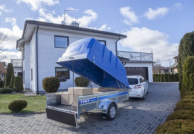 Tiki CS300-LBH Bromsad släpvagn 1000kg