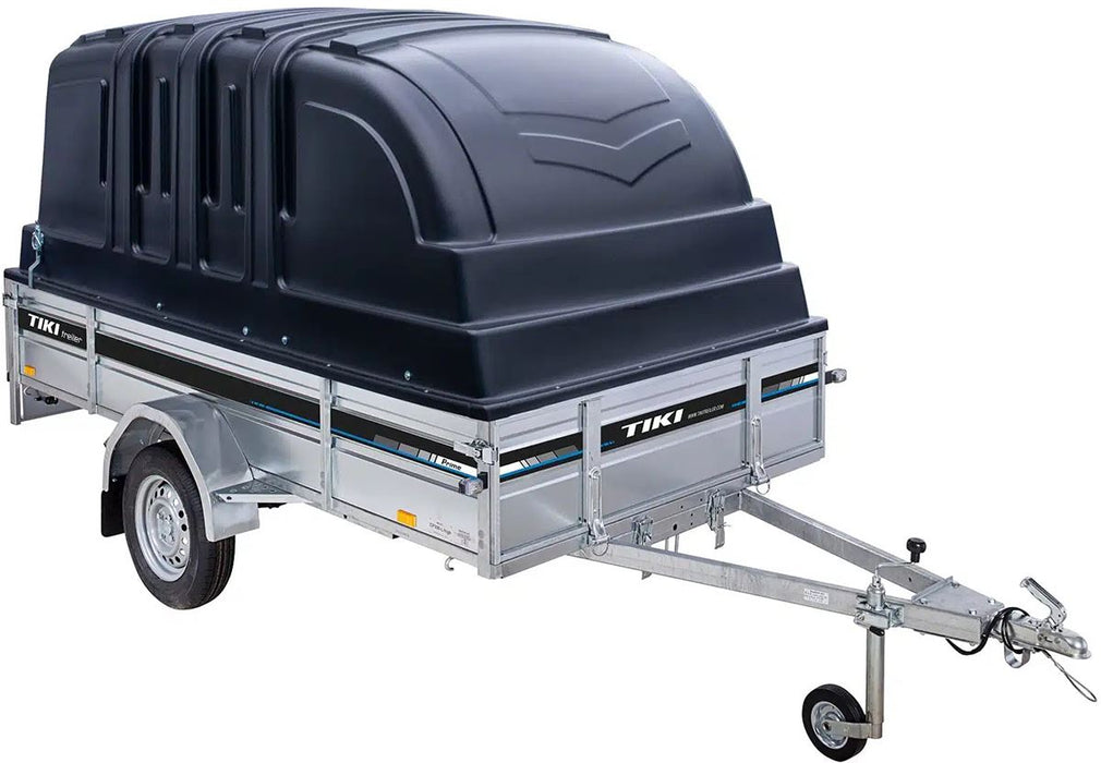 Tiki CS300-LH Obromsad Släpvagn 750kg - 100 cm Kåpa Paket