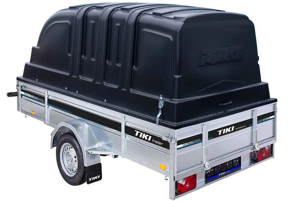 Tiki CS300-LH Obromsad Släpvagn 750kg - 100 cm Kåpa Paket