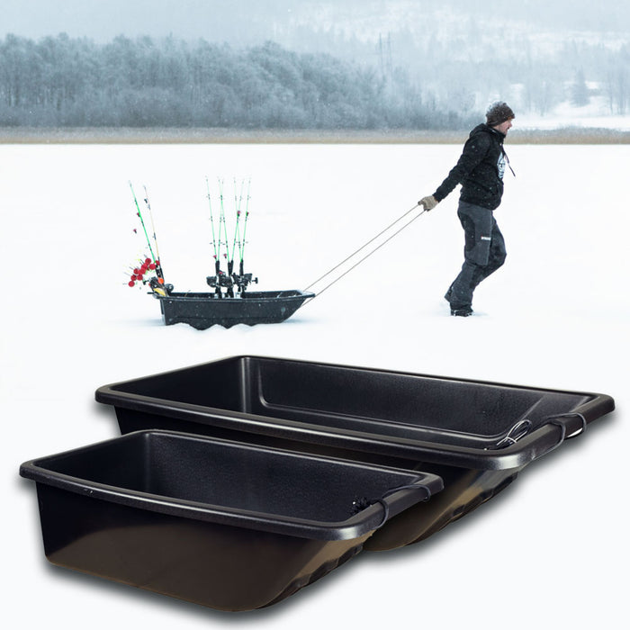 Wiggler Pulka för Isfiske