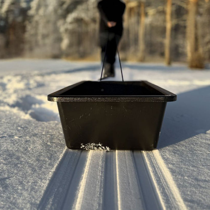 Wiggler Pulka för Isfiske