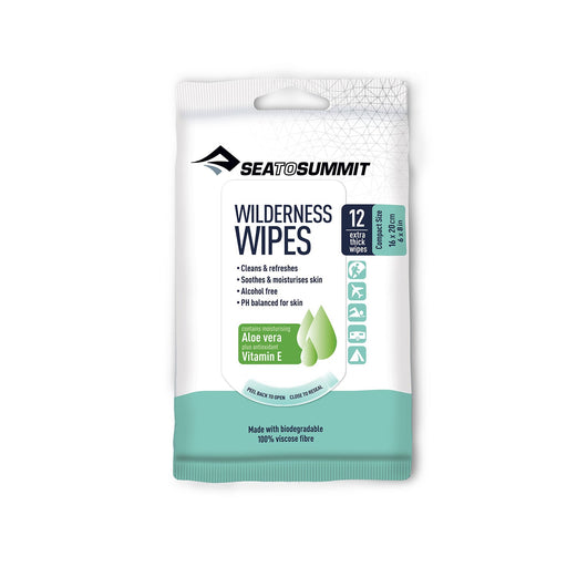 Sea to Summit Wilderness Wipes Compact 12-pack förpackning