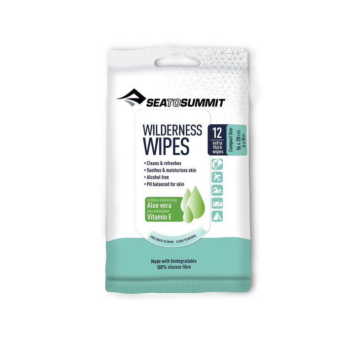 Sea to Summit Wilderness Wipes Compact 12-pack förpackning