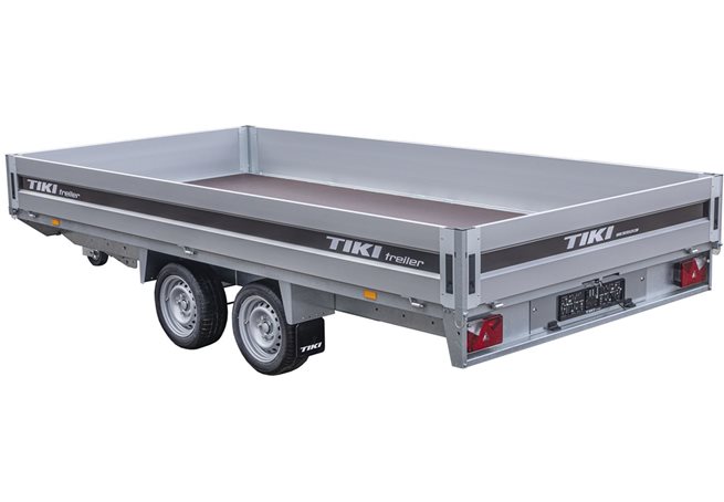 Tiki CP400-DRB/DROP 3500 Högbyggd Släpvagn