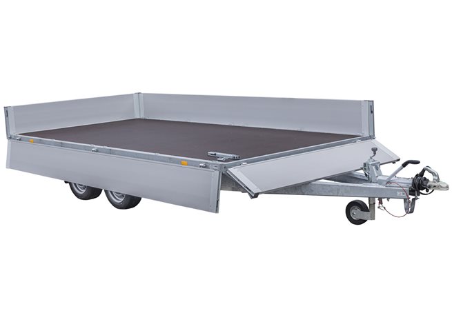 Tiki CP400-DRB/DROP 3500 Högbyggd Släpvagn