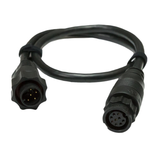 Lowrance 9 Pin BLACK to 7 pin BLUE Adapter: For Analog Temp. Transducers 000-12571-001