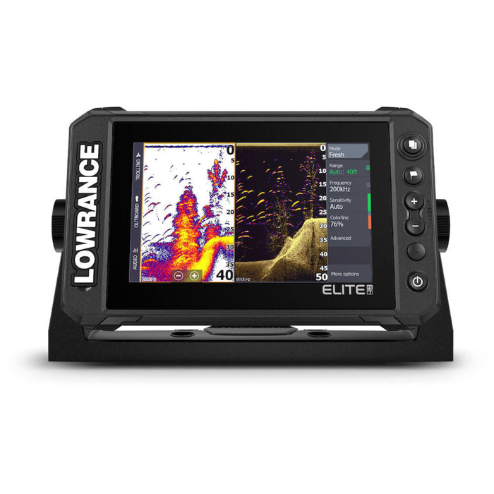 Lowrance Elite FS 7 med HDI-ekolodsgivare