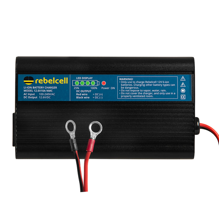 Rebelcell 12.6V10A Li-ion Charger