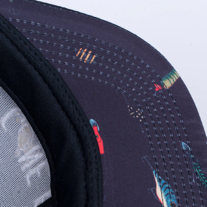 SQRTN Gone Fishing Keps Black