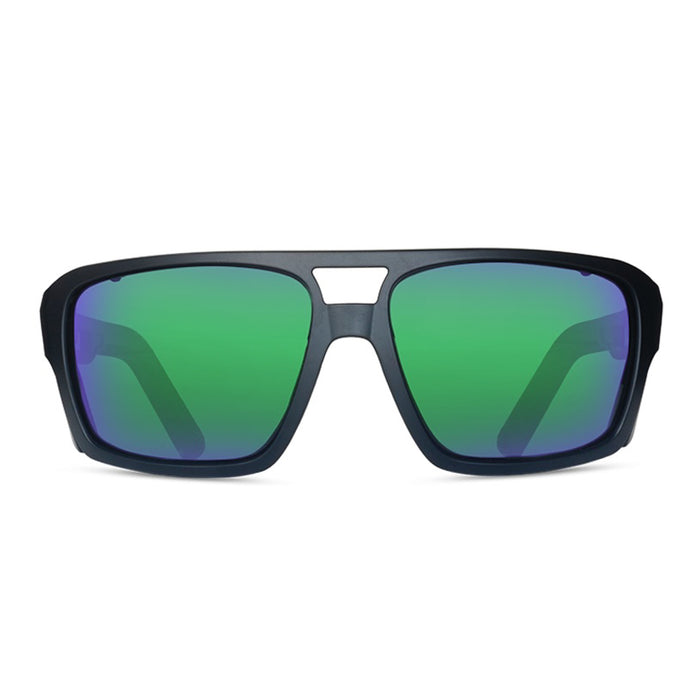 Hobie Eyewear Polarized El Matador Satin Black Frame / Copper Sea Green