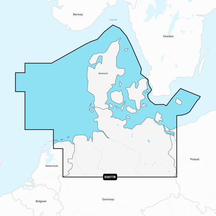 Garmin Navionics+ EU077R - Danmark och Tyskland Norra (Denmark -North Germany)