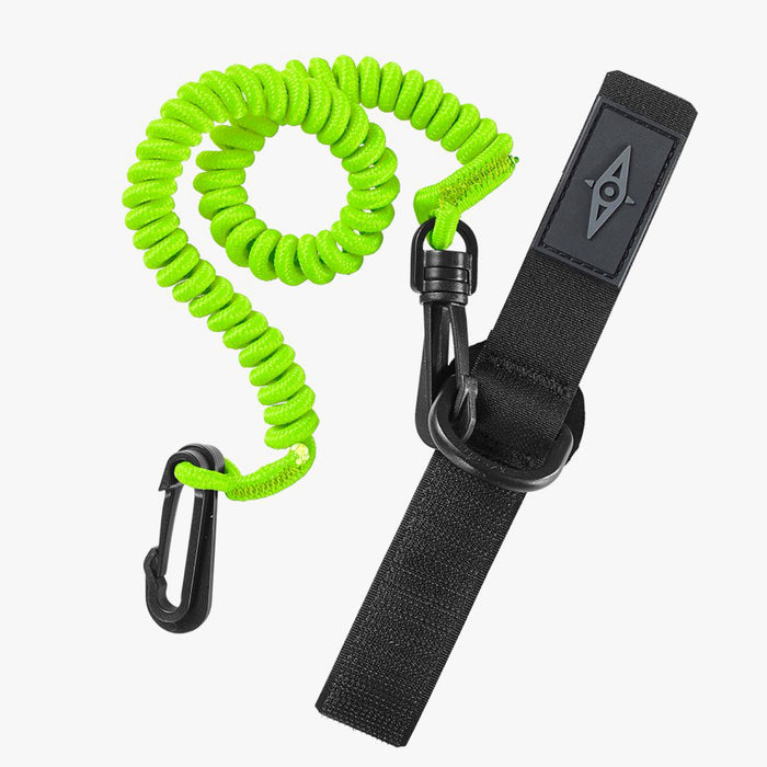 Point 65 Paddle Leash Coiled Lime