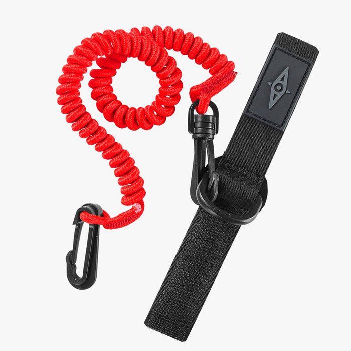 Point 65 Paddle Leash Coiled Red
