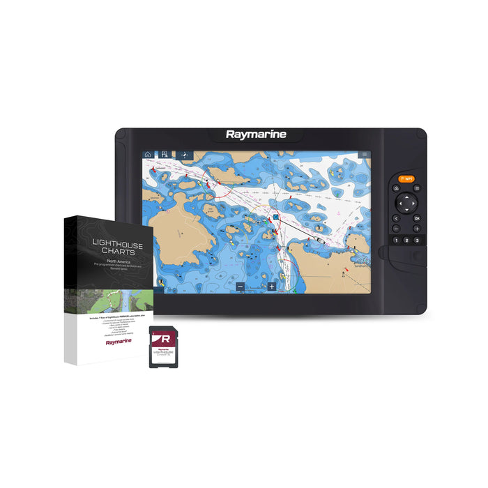 Raymarine Element 12 S - 12" MFD med Wi-Fi, GPS & LightHouse sjökort över norra Europa