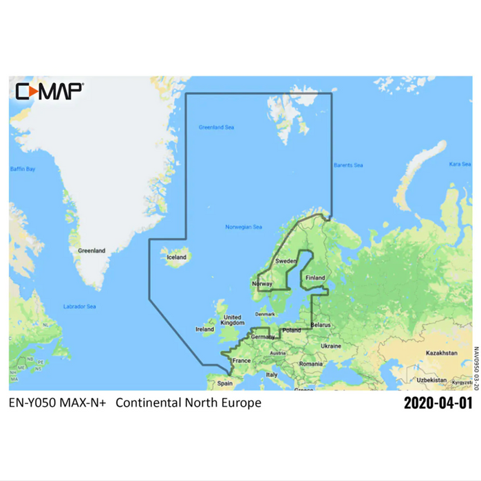 C-MAP DISCOVER - Northern & Central Europe