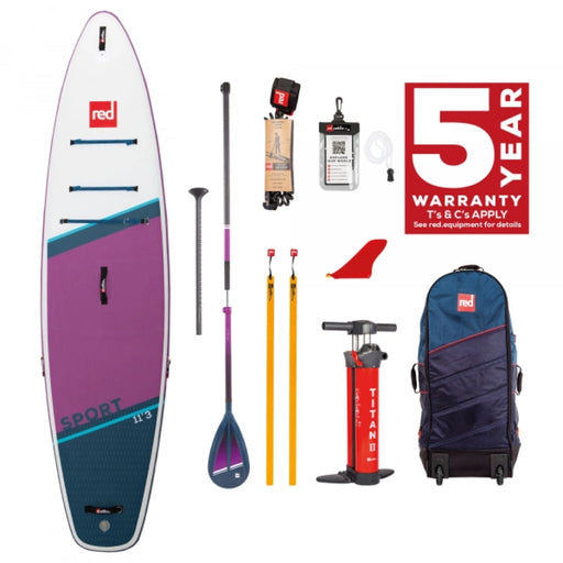 Red Paddle Co 11,3 Sport Purple HT MSL, SUP-Bräda