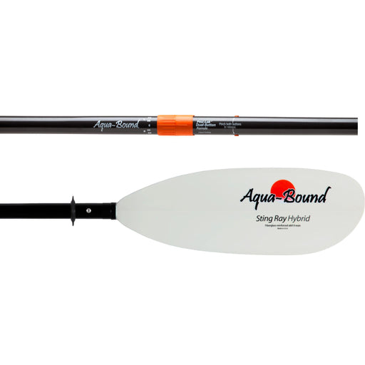 Aquabound StingRay Hybrid White FG Blade/Posi-Lok Carbon Shaft 2pc