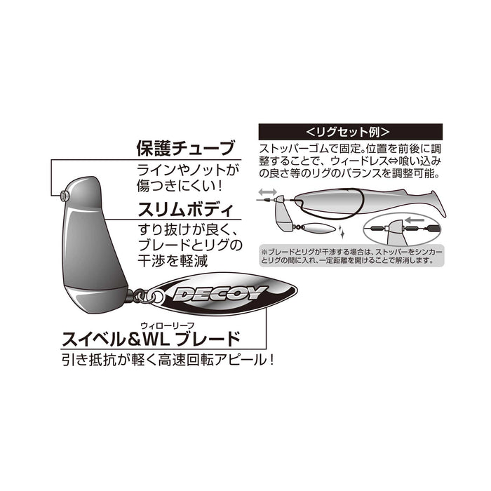 Decoy BL-51 Blade Sinker 9g