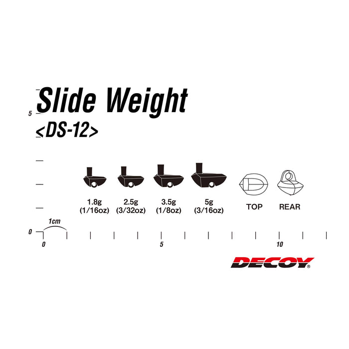 DS-12 Slide Weight  #2.5g