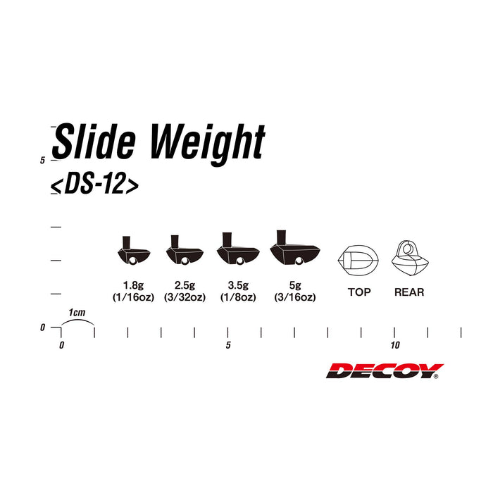 DS-12 Slide Weight  #1.8g