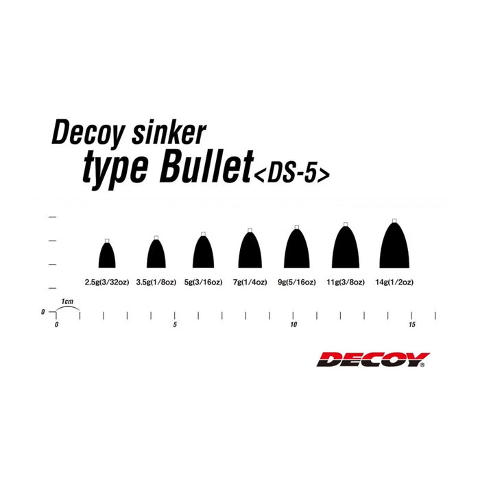 DS-5 DECOY Sinker Type Bullet  3.5g