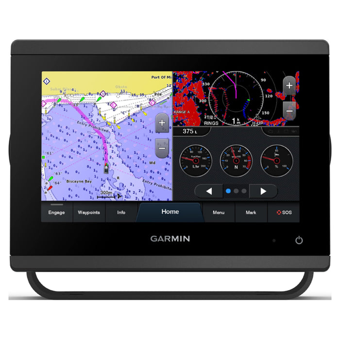 Garmin GPSMAP® 723xsv, SideVü, ClearVü and traditional CHIRP sonar with global basemap 