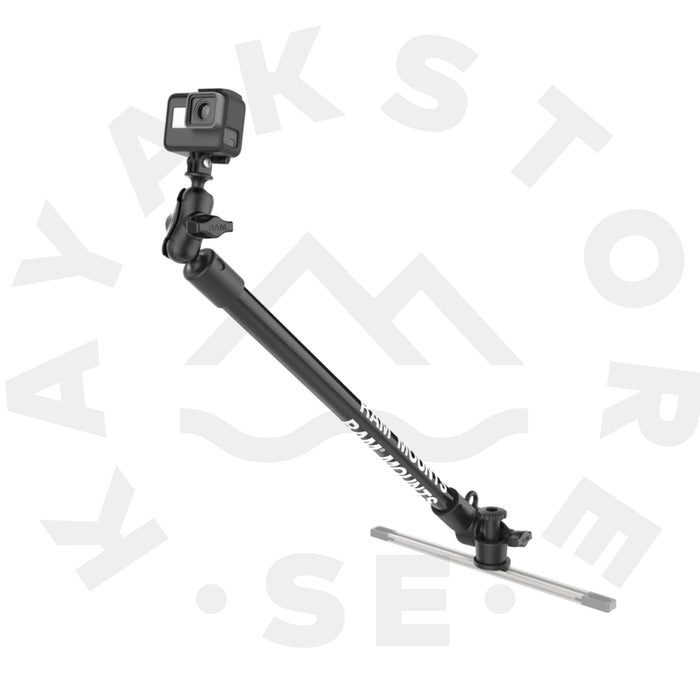 RAM® Tough-Pole™ Camera Mount with Single Pipe & RAM® Track-Node™ Base