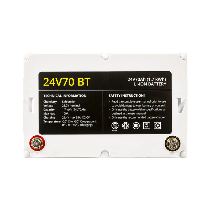 Rebelcell 24V70 BT Litiumbatteri
