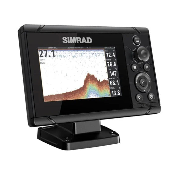 Simrad Cruise 5 with bass chart and 83/200 Transmitter