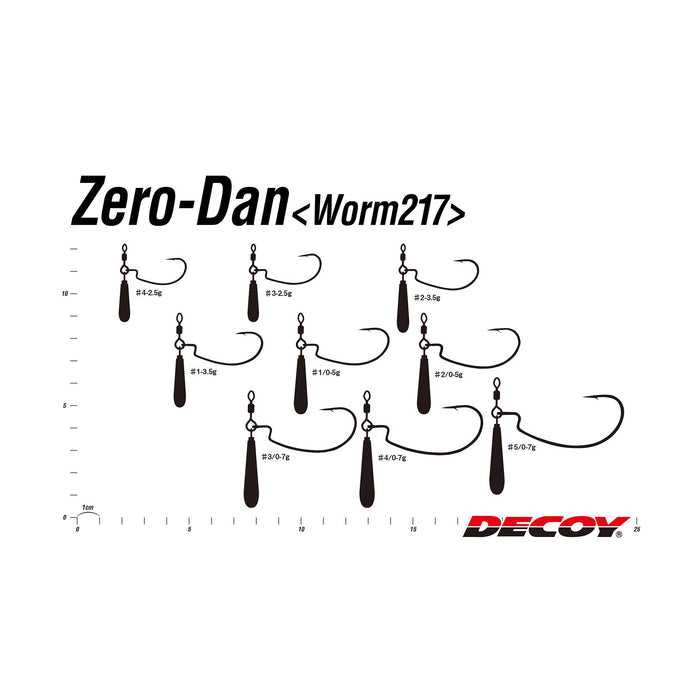 Decoy Worm217 ZERO-DAN 2/0-5g