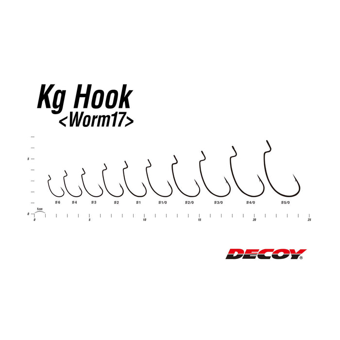 Decoy Worm17 Kg Hook 3/0