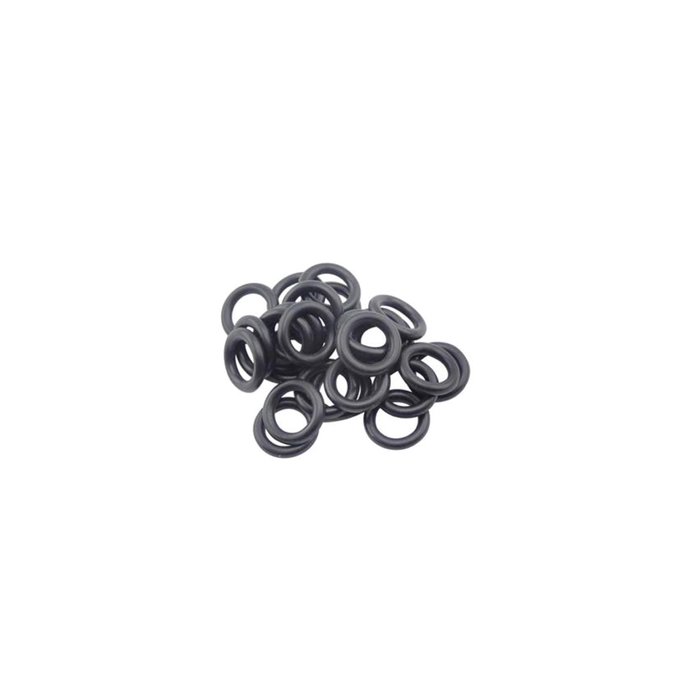 X Rings Rigging X-zone Wacky Rigging O-rings, Black 25/PK