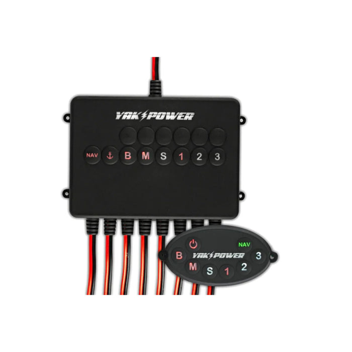 YAK-POWER 8 Circuit Bluetooth Enabled Switching System