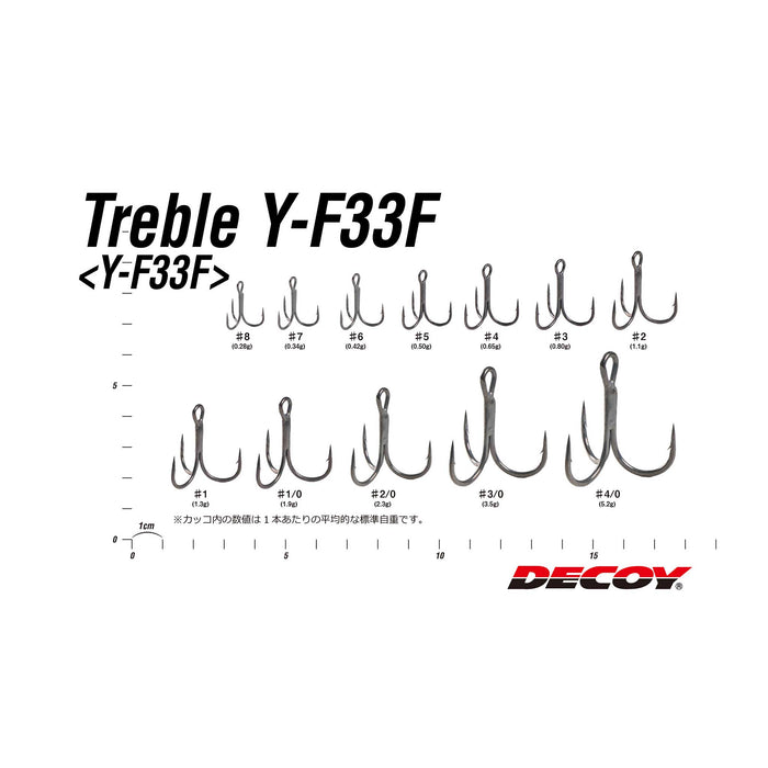 Decoy Trekrok Treble Y-F33F #4/0