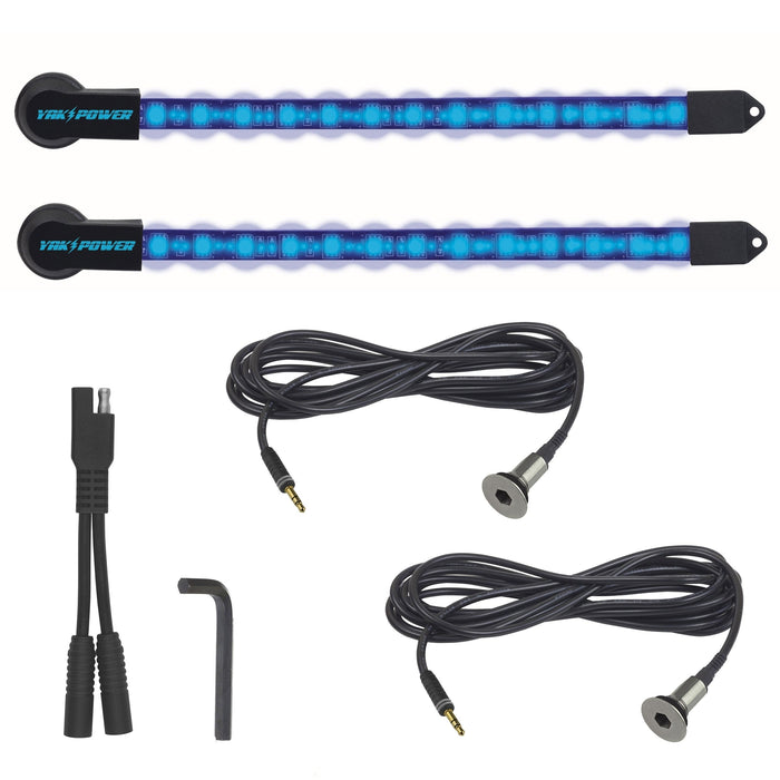YAK-POWER  10" LED Light Kit, 2-Piece – Blue